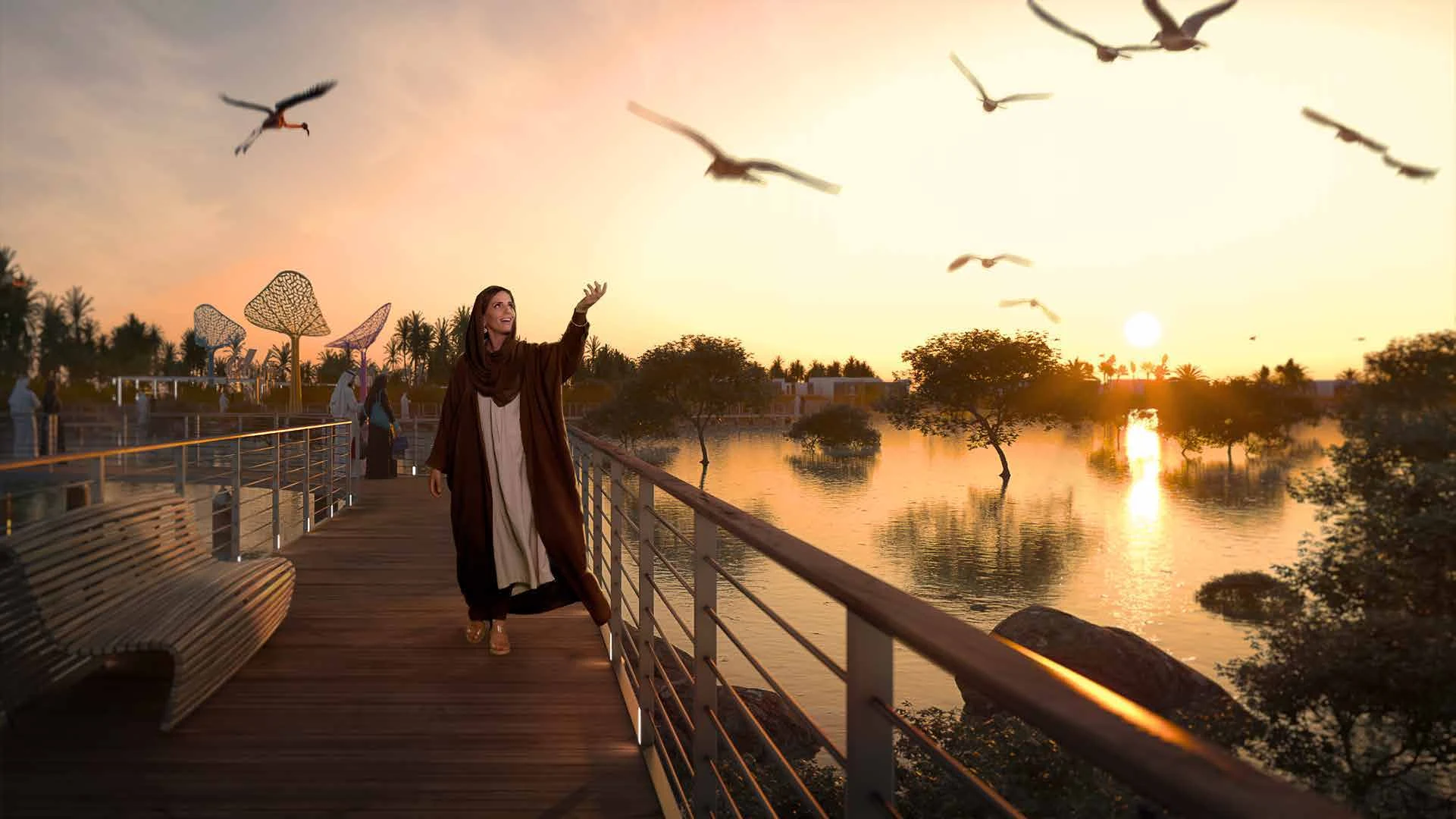 Eco Corniche by the mangroves