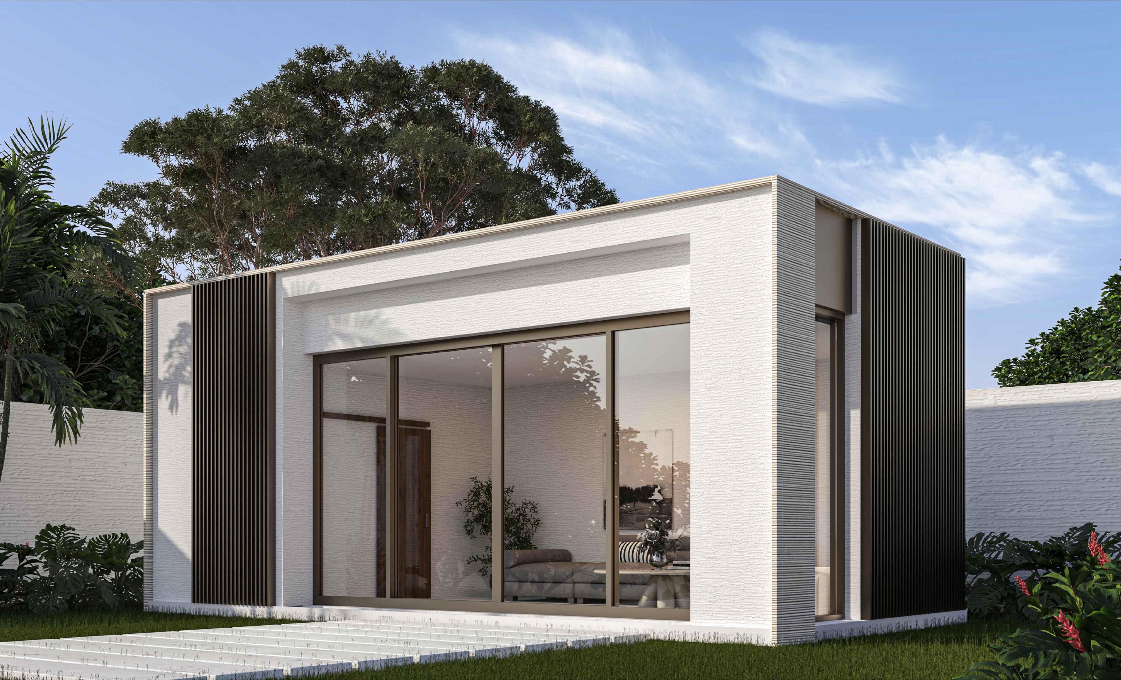 Illustrative optional garden pod at Saadiyat Lagoons