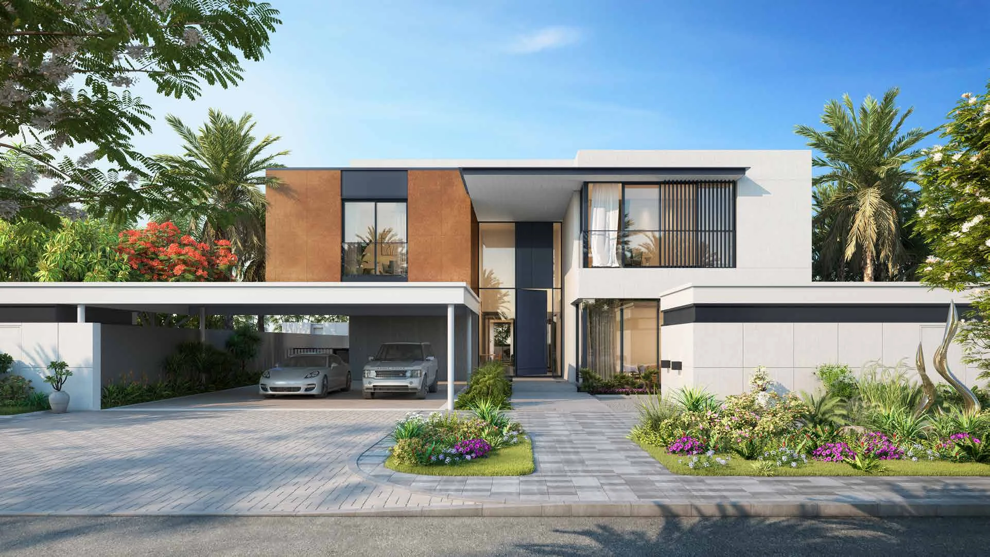 Illustrative Saadiyat Lagoons villa architecture