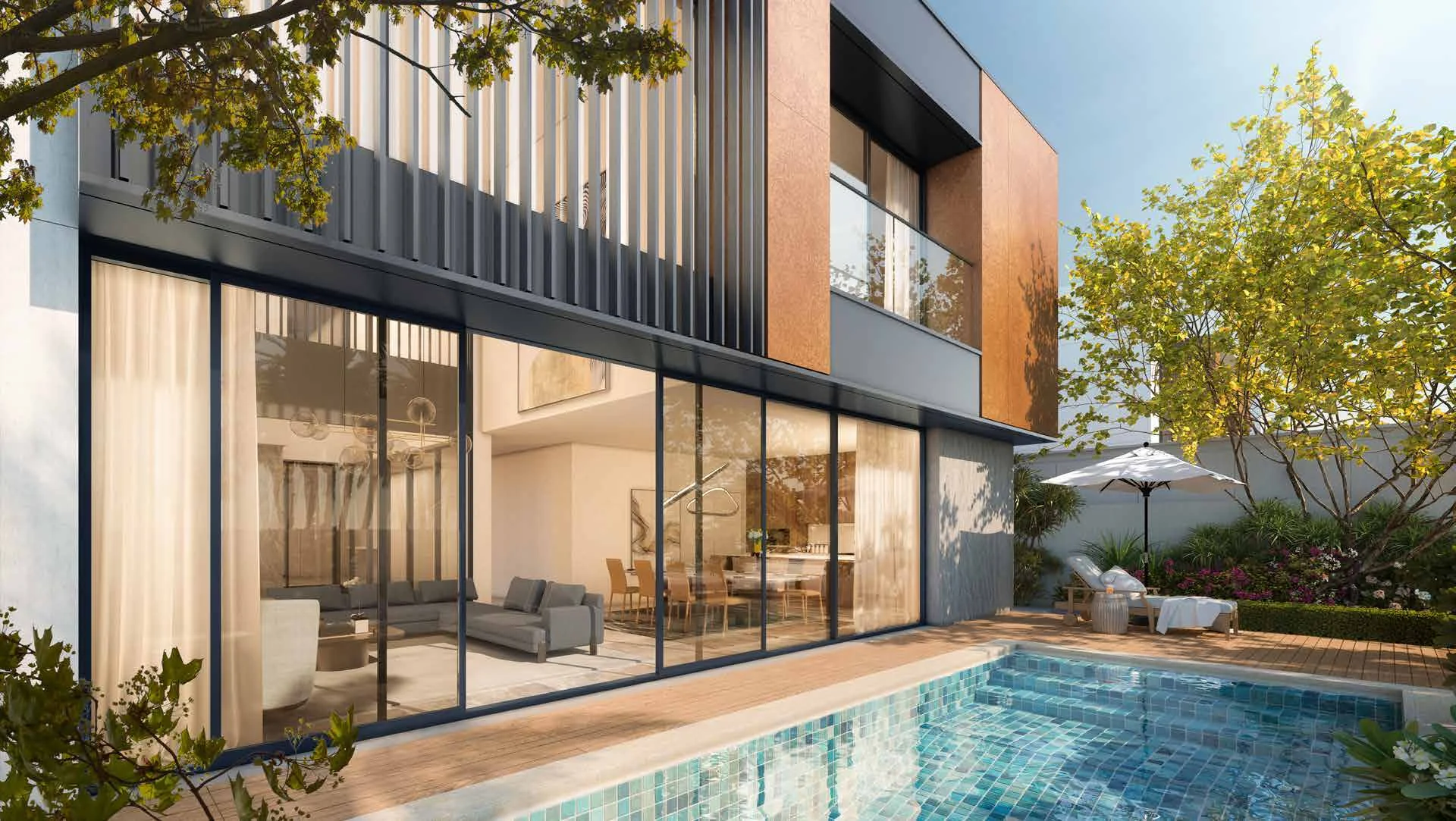 Illustrative Saadiyat Lagoons villa architecture