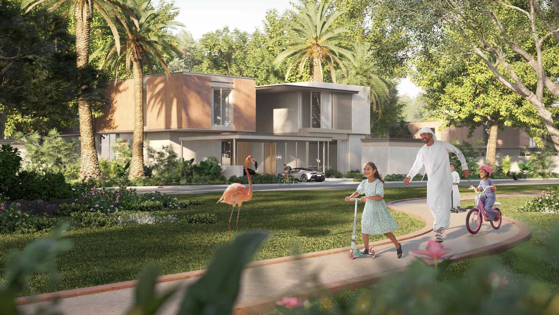 Illustrative Saadiyat Lagoons villa architecture